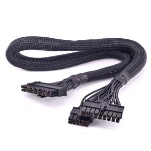 PSU 모듈러 ATX 전원 공급 케이블 Seasonic X 시리즈 X-560 X-660 X-760 슬리브 포함 18  10 핀-24 핀 20 4