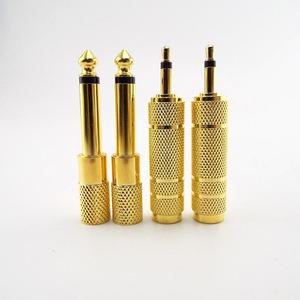 6.5mm 암-3.5mm 수 잭 3.5 암-6.35mm 플러그 모노 오디오 마이크 어댑터 변환기 Aux 케이블 금도금 s1