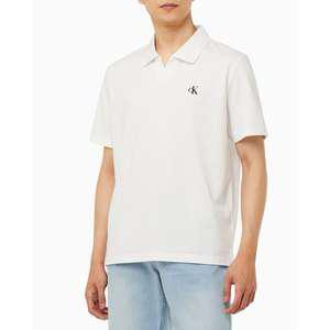 캘빈클라인 진 CALVIN KLEIN JEANS Calvin Klein Jeans 공식브랜드관 남성 릴렉스핏 피케 폴로 반팔 티셔츠