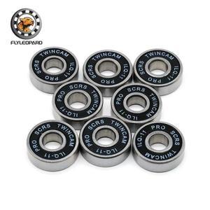8 개/대 608RS ILQ-11 블랙 씰 베어링 ABEC-9 스케이트 보드 스쿠터 608 2RS 볼 베어링 소형 롤러 볼 베어
