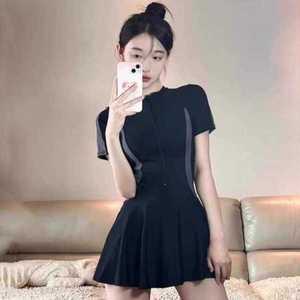 크미크 수영 체형커버 수영복 원피스 실내 모노키니 휴양지 여성 제품