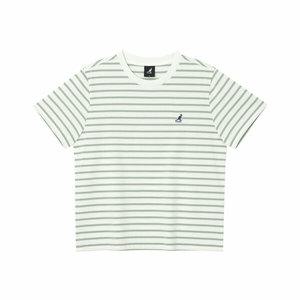 [캉골] 우먼스 에센셜 스트라이프 티셔츠 2767 민트 (KREWST27670)