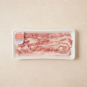 국내산 두툼 칼집 삼겹살 (600g)