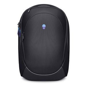 Alienware 18 백팩 - AW7825P - 28L 용량, 3D 통기성 메시, 마그네틱 포켓 정리함, RFID 안전 포켓, 내후성, 3D 일사 반사 외계인웨어 로고 - Alienware Black
