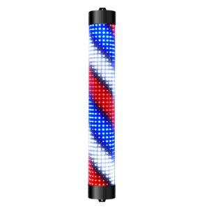 싸인볼 LED 돌아가는 램프 미장원 65CM 라이트 입간판 블랙 빨강파랑 레드 조명