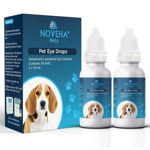 NOVEHA 펫 드롭 | 고급 라노스테롤 용액 + NAC (2 x 10 mL)
