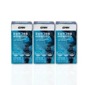 GNM자연의품격 칼슘 마그네슘 아연 비타민D 1350mg x 90정 x 3박스_SDN