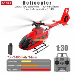 RC ERA 헬리콥터 C190 1:30 H145 스케일 2.4G 6CH 6축 자이로 광학 흐름 위치 인식 고도 유지 플라이바리스