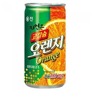 [웅진식품]웅진고칼슘오렌지180mlx60캔