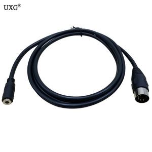 DIN-3.5mm 케이블 50CM 5 핀 DIN 플러그 남성-3.5MM 암 스마트 폰 AUX 헤드폰 스테레오 잭 어댑터 입력 0.5