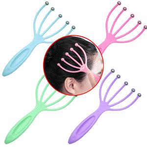 (4칼라 구슬 두피마사지기 -색상임의) 지압 볼 마사지