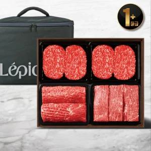 1+등급 한우마을 정성정육세트(1.6kg/불고기/국거리/산적/냉장)