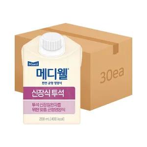 메디웰 엠디웰 신장식 투석 200ml 30팩(1박스) 환자균형식 영양보충