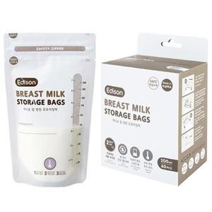 맘 편한 변온 모유저장팩 60매 (200ml) / 모유보관팩