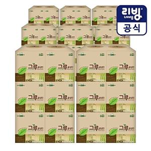 [삼정펄프][삼정펄프] 그루 무표백 홈냅킨 120매 6입x8개/화장지/티슈