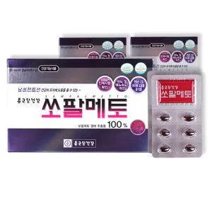 종근당건강 쏘팔메토 320mg 60캡슐X2 쏘팔메토추출물100%