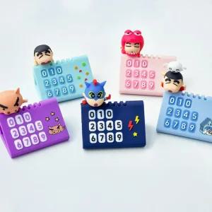 귀여운 짱구 주차번호판 피규어 5종 택1 / 선물 자동차용품 차량