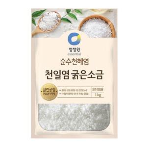 청정원 천일염 굵은소금 1kg