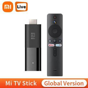 글로벌 버전 호환 샤오미 미 TV 스틱 안드로이드 TV 쿼드 코어 1GB RAM 8GB ROM 블루투스 와이파이 넷플릭