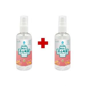 원쁠원(1+1) 에브링스 향기나는 다용도 스프레이 손소독제 100ml+100ml 99.9%살균소독탈취 에탄올70% 식약