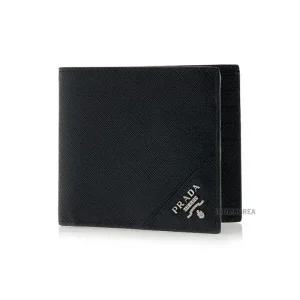 [라벨루쏘]  FW24 남성 사피아노 로고 반지갑 2MO513 QME F0002