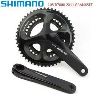 부품 105 R7000 크랭크셋 2x11 스피드 R7100 2x12s 165/170/172 로드 자전거 업데이트 5800 5/175mm