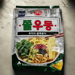 오뚜기 쫄우동 806g 1개 4인분 추억의 골목분식 면사랑쫄우동 트레이더스