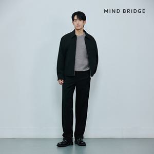 마인드브릿지 남성 [COUTURE]조직변형세미와이드밴딩팬츠 MZPT2173