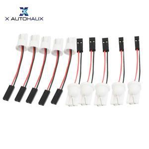 XAutohaux 68mm 트럭 자동차 T10 라이트 어댑터, W5w LED 전구 와이어 하네스 인테리어용 개, 20/50