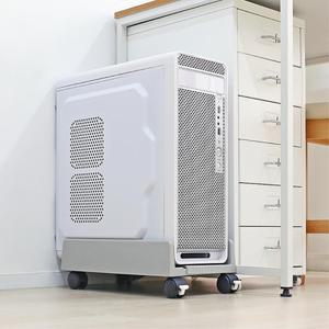 폭조절 데스크탑 쿨러 PC 받침대 컴퓨터본체받침대 본체먼지 선반 다이 PC바닥받침대