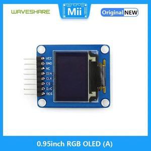 0.95 인치 RGB OLED A 1331 드라이버 칩 모듈 96x64 해상도 SPI I2C 인터페이스 수평 핀헤더 포함 로트당 5