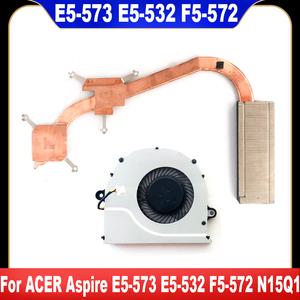 ACER 아스파이어 E5-573 E5-532 F5-572 N15Q1 노트북 냉각 FAN 쿨러 방열판 라디에이터