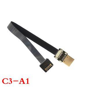 멀티 콥터 항공 용 FPV 미니 HDMI 호환 수-HDMI FPC 플랫 케이블 90 도 각도 5cm-80cm