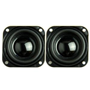 1.5 인치 오디오 스피커 베이스 멀티미디어 라우드 DIY 사운드 미니 고정 구멍 4 5W 40mm 2 개