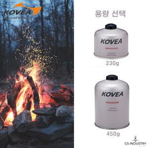 코베아전용 이소가스 230g 450g 영하10도 캠핑연료 나사식 부탄가스