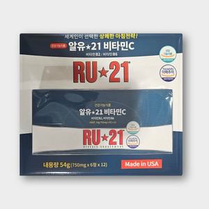 RU21 알유21 비타민C 영양제 12박스 코스트코 항산화 750mg 6정 x 12개입