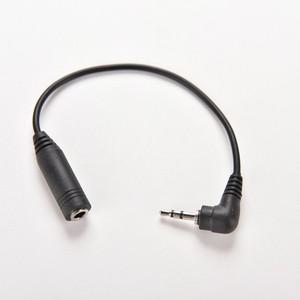 DC 전원 어댑터 컨버터 케이블  2.5mm 직각 수 플러그  암 잭  스테레오 AUX 오디오 TRS 소켓  15.5cm 길이
