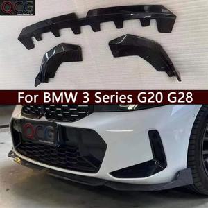 BMW 3시리즈 G20 G28 23 카본 프론트 립 범퍼 다이버터 스포일러 MP 스타일 바