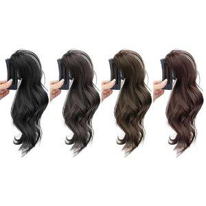 고품질 물결 웨이브 스퀘어집게 가발 SD240526 미용재료 여성 예뻐지는 실습용 시험모 파마가발 (WFHOFUI)