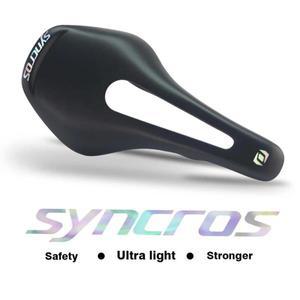 싱크로스 자전거 새들 크롬 전체 카본 로드 바이크 매트 블랙 경량 시트 쿠션 Mtb