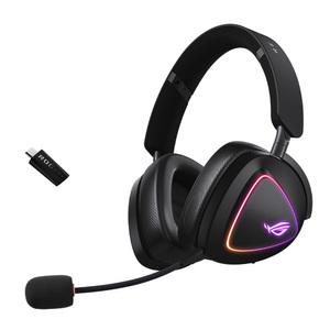 ASUS ROG DELTA 2 무선 블루투스 게이밍 헤드셋 블랙 50mm 티타늄 드라이버 듀얼 플로우