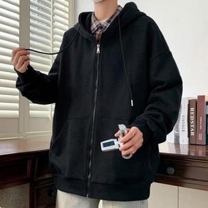 점퍼 집업점퍼 후드 남성 잠바 오버핏 집업 2컬러 (3lX1K)