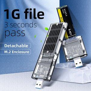 호환 어댑터, 키 2-USB 2230/2242/2260/2280MM M/B 박스, 0 M 5Gbps 섀시 SATA SSD 케이스 NGFF 3 PCIE M2