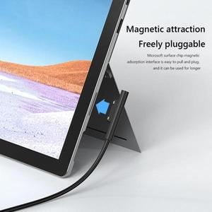 Microsoft Surface Pro 7 3 4 5 6 15V PD 태블릿 충전기 어댑터 케이블 코드용 고속 USB Type-C 전원 공급