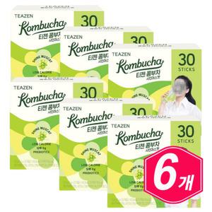 티젠 타먹는콤부차 샤인머스캣 30개입 x 6개 콤푸차 회사 사무실 운동 KOMBUCHA TEA
