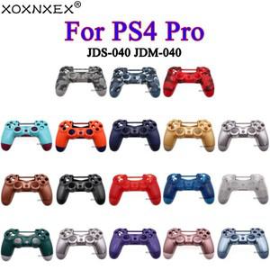 DualShock 4 PS4 Pro Slim V2 JDS 040 JDM-040 컨트롤러 페이스플레이트 백 케이스용 XOXNXEX 하우징 쉘