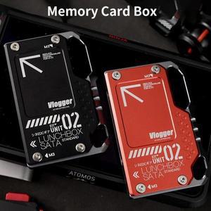Vlogger 사진 액세서리 메모리 카드 상자 870 SATA Atomos Ninja V SSD 케이스 용 알루미늄 합금 리더기