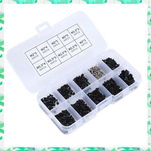 3C 전자 500Pcs 스테인레스 스틸 노트북 나사 키트 M2, M3 IBM HP Mac Dell Lenovo SAMSUNG Sony Toshiba G