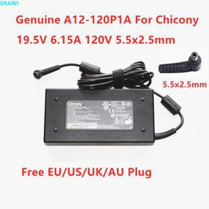 HASEE MSI 노트북 충전기 용  Chicony A12-120P1A 19.5V 6.15A 120W 5.5x2.5mm A120A007L-CL02 A120A010L-M
