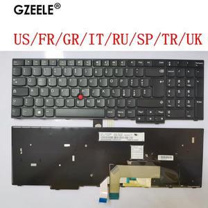 미국/FR/GR/IT/RU/SP/TR/UK/BR Lenovo Thinkpad E570 새 노트북 키보드